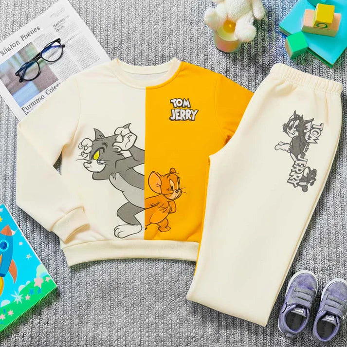 Tom and Jerry Printed Kids Winter Suit