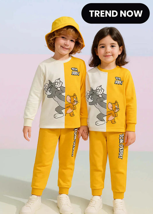 Tom and Jerry Printed Kids Winter Suit