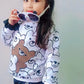 White Bears Sweatshirt With Trouser For Kids (2 Piece)