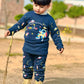 Blue Spaceship Kids Wear