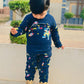Blue Spaceship Kids Wear