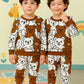 Multi Bear Printed Kids Winter Suit