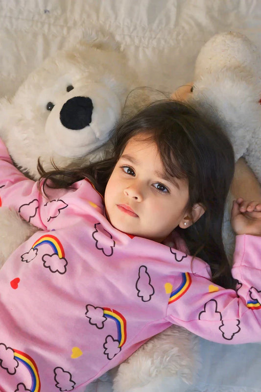 Pink Rainbow Kids Wear
