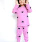 Purple Multi Heart Kids Wear