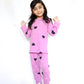 Purple Multi Heart Kids Wear