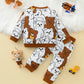 Multi Bear Printed Kids Winter Suit